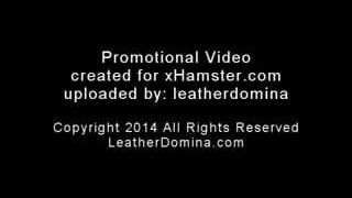 Leather Domina - Nipple Torture - Leather Bondage