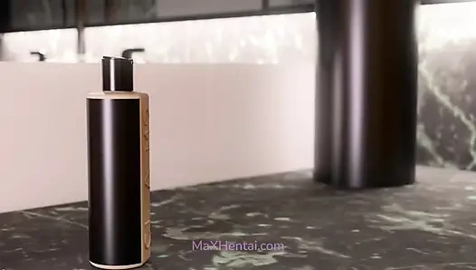 Mahasiswi ini muncrat banyak banget setelah pelajaran yoga (animasi 3d penuh)