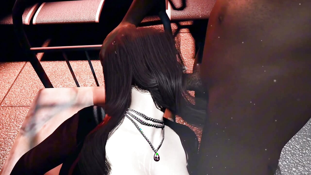 Lovely girl escaping a dangerous zombie hospital with a stranger VAM