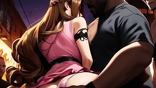 Spicy Toons: Aerith in a Mosh Pit