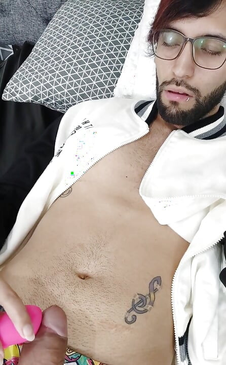 I was so horny after a show I had to shoot a nice load