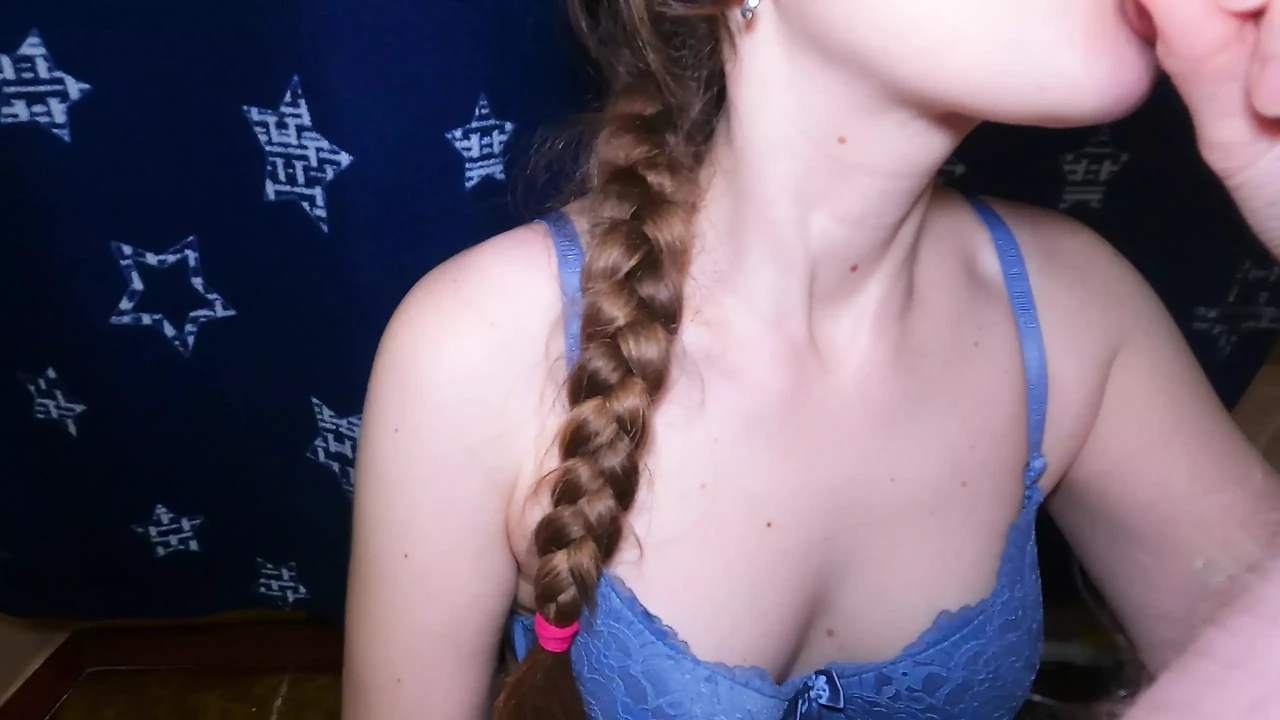 Give me cum on my tiny tits!