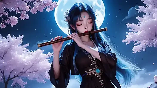 hot traditional Chinese style girl squeezes out your seed