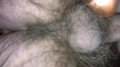 Buceta de cabelos grisalhos