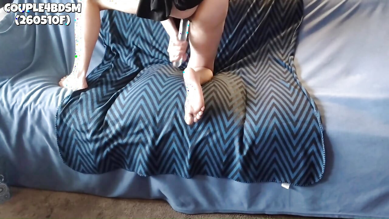 Toying My Pussy with My Purple Dildo (260510f)