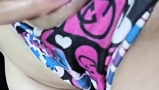 Don't Cum Inside, Please! Just Rub Your Creamy Pussy!