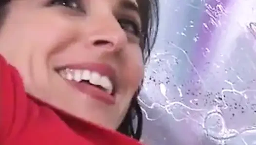 Juicy big ass slut fucked hard in the studio