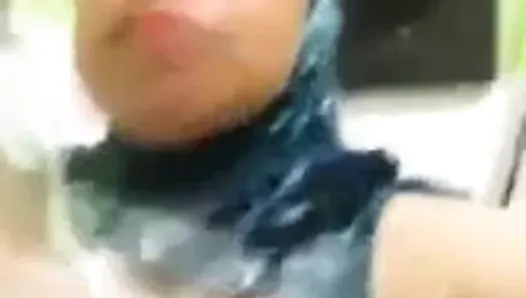 Hijab Big Tits Malay Matured Shower