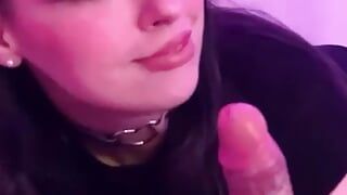 I'm such a little cumslut! Filling my mouth full of cum, riding and sucking POV