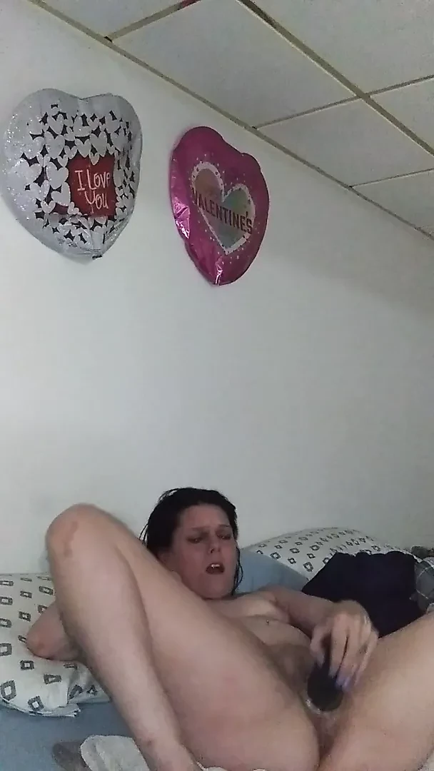 Emily fucks herself with a cucumber