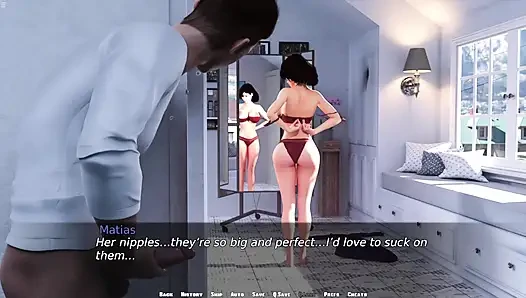 Friends Stepmom Changing Dress 18 Plus Matias Jerking His Cock Watching Her Boobs