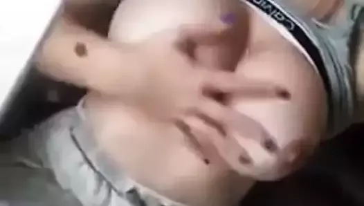 sexy israeli Huge Tits in Calvin Klein