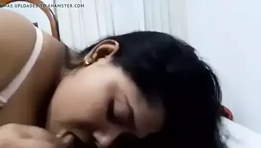 Indian Wife Secretly Gives Blowjob to Hubby’s Friend