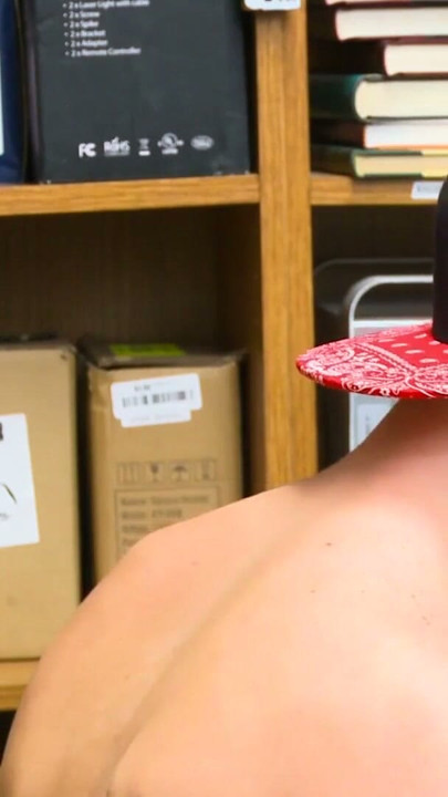 Twink thiefs asshole stuffed with dildo and raw cock | Clip 1
