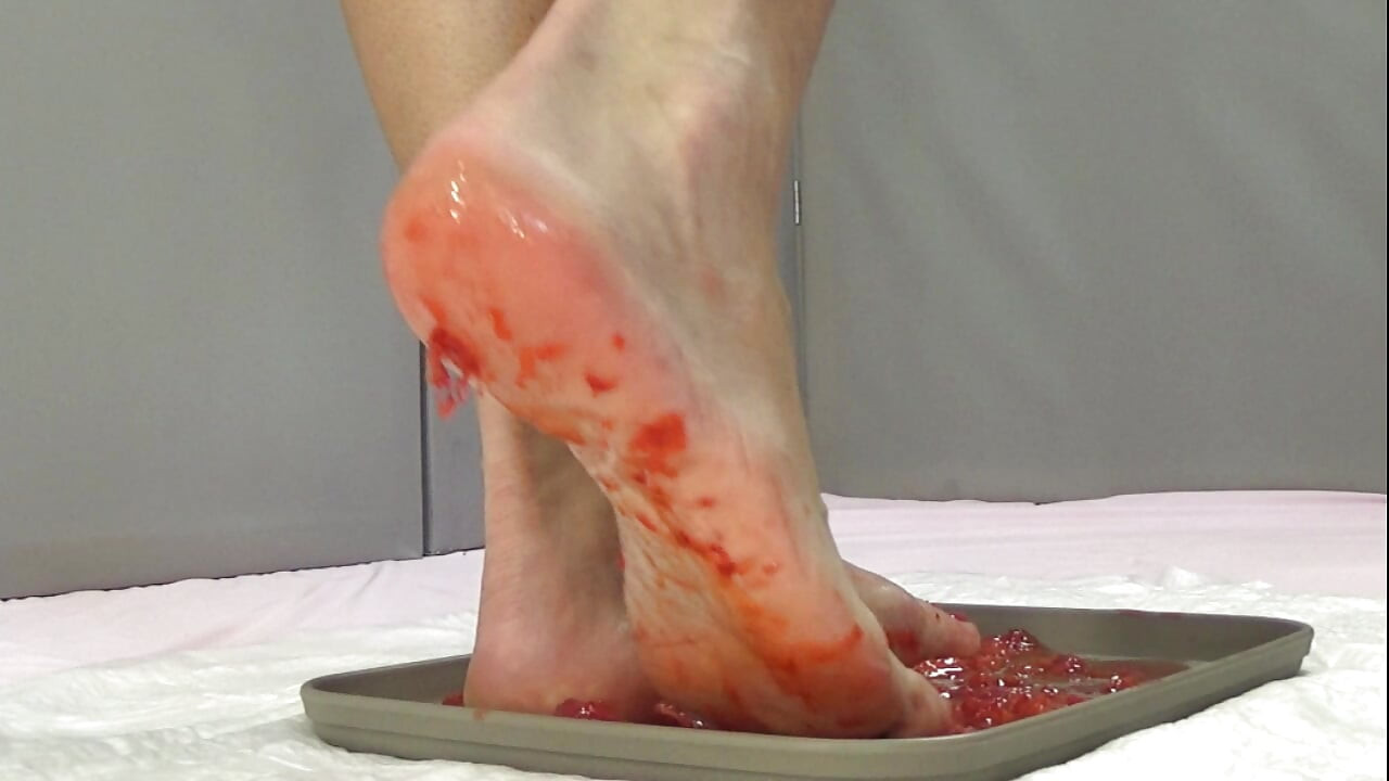 I Trample Strawberries with My Feet and Pee in Them