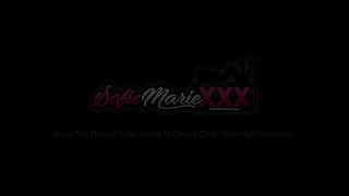 Kinky athletic Milf Sofie Marie cum sprayed after wild fuck