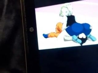 Android 18 farting cum hołd