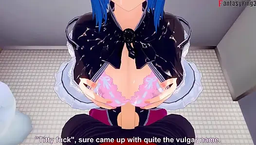 Ксеновиа и Иссей трахаются в ванной, Rias узнает - KIMD NTR серия Madness