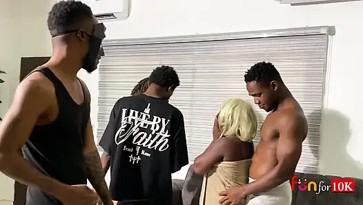 2 Bad Girls Dancing to Their Favourite Song....before the Gangbang