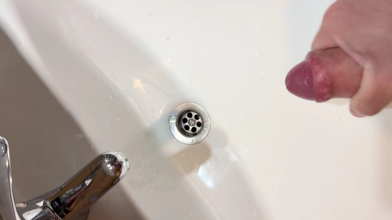 cum in bathroom