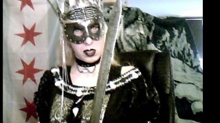 Goth koningin travestiet door vikkicd16