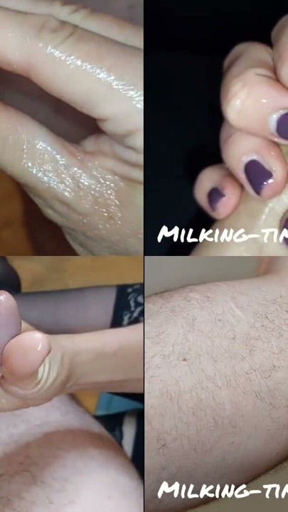 There's Dicks Everywhere! Split-Screen Cumpilation 1 (Milking-time) | Clip 1