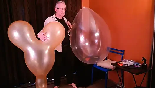 148) baba ile fare kulak balonu eğlencesi