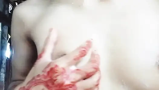 Bangladeşli köylü kız banyoda viral video