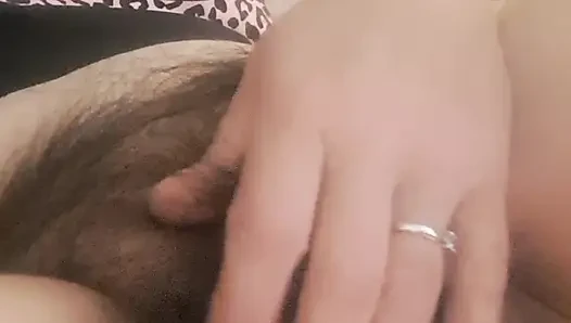 admiring how hairy mom's shell is