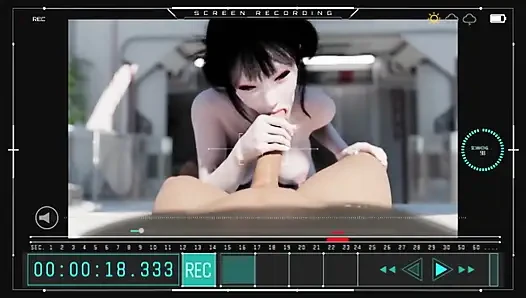 Cryolab uyanıyor: Sayuri ters kovboy kızı ıslanıyor, derin sakso ve büyük boşalmalarla sert götten sikiş