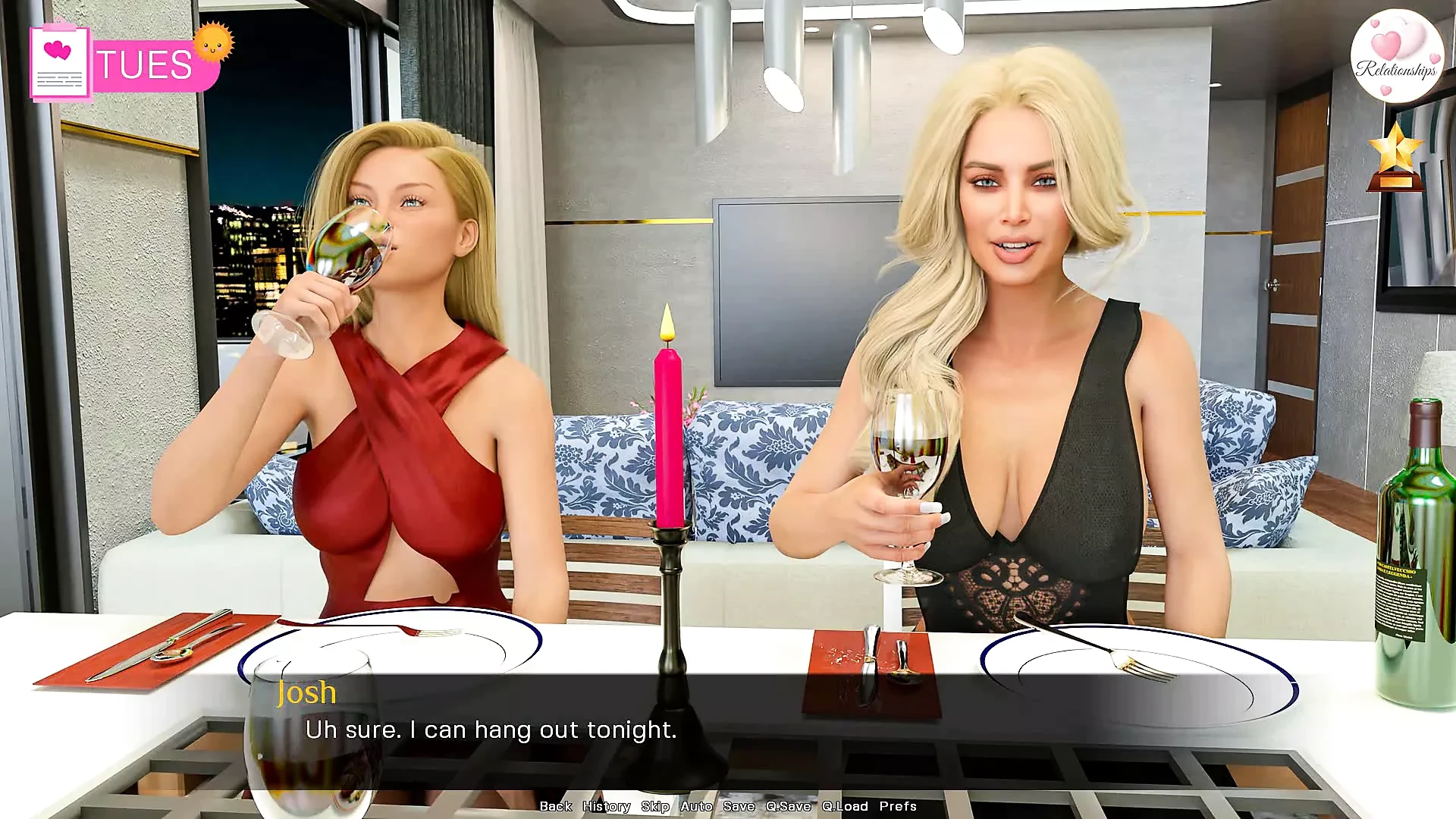 Wings of silicon: matură sexy perversă care face lucruri obraznice la masa din restaurant - ep13