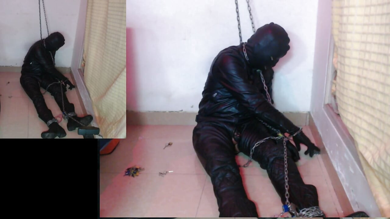 Zelfbondage Gay Leer