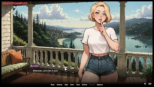 Sex with a Cock Hungry Blonde Girl and Her Man They Got Caught - Moonripple Lake 01 By BCG