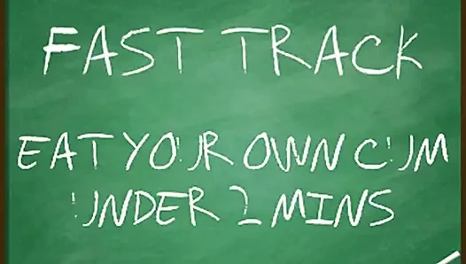 AUDIO ONLY - Eat your own cum under 2 mins