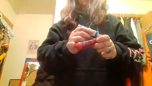 caught almost with vibe fingering