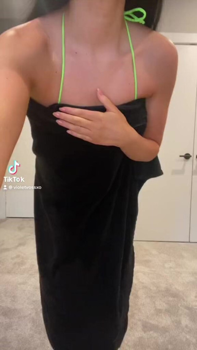 Surprise under the towel!