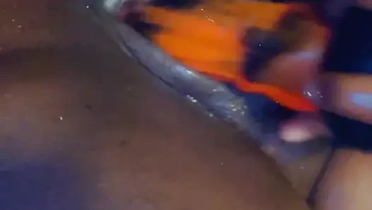 Gently pussy play