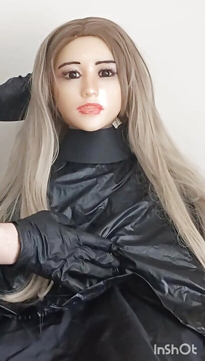 Azijska tpe seks lutka za sve namjene modeliranje frizerskog ogrtača gola