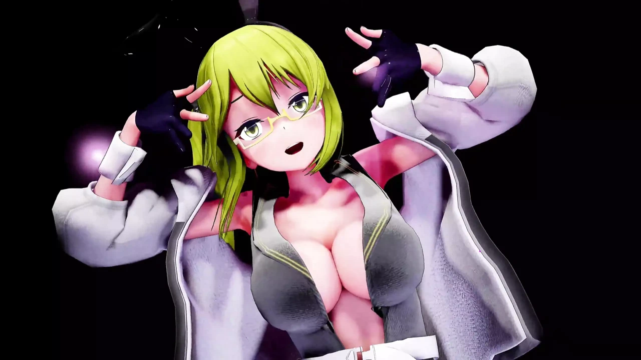 Hatsune Miku 脱衣服跳舞 Roki Song Hentai 大胸部 Mmd 3d 金发女郎头发颜色编辑 Smixix