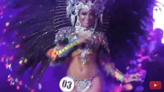 Brasilien Sambadancer-Wettbewerb