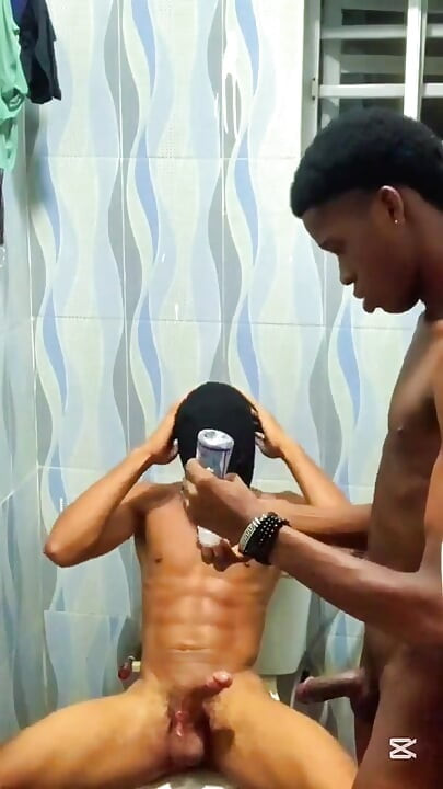 Young Boy Got Fucked in..bathroom, Livingroom and Kitchen