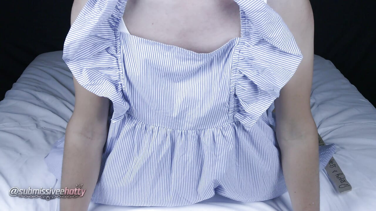 Subscriber Turned Me Into a Femboy Blue Dress & Lingerie Transformation