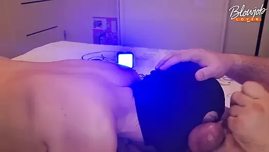 Sexy MILF Gives a Sensual Blowjob. Cum in Mouth. Ball Licking and Sucking. 4K (ep 822)