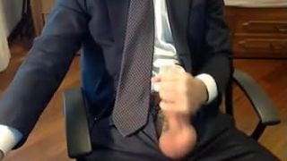Caldo grosso cazzo in giacca e cravatta