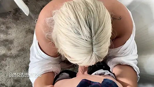 Angel, die sperma liebende sekretärin