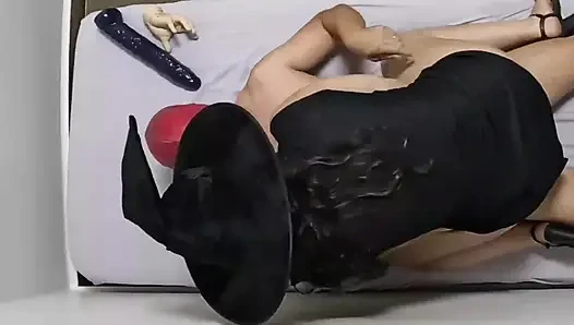 Real Homemade Passion Curvy Wife Rides Hubby in Witchy Halloween Heat