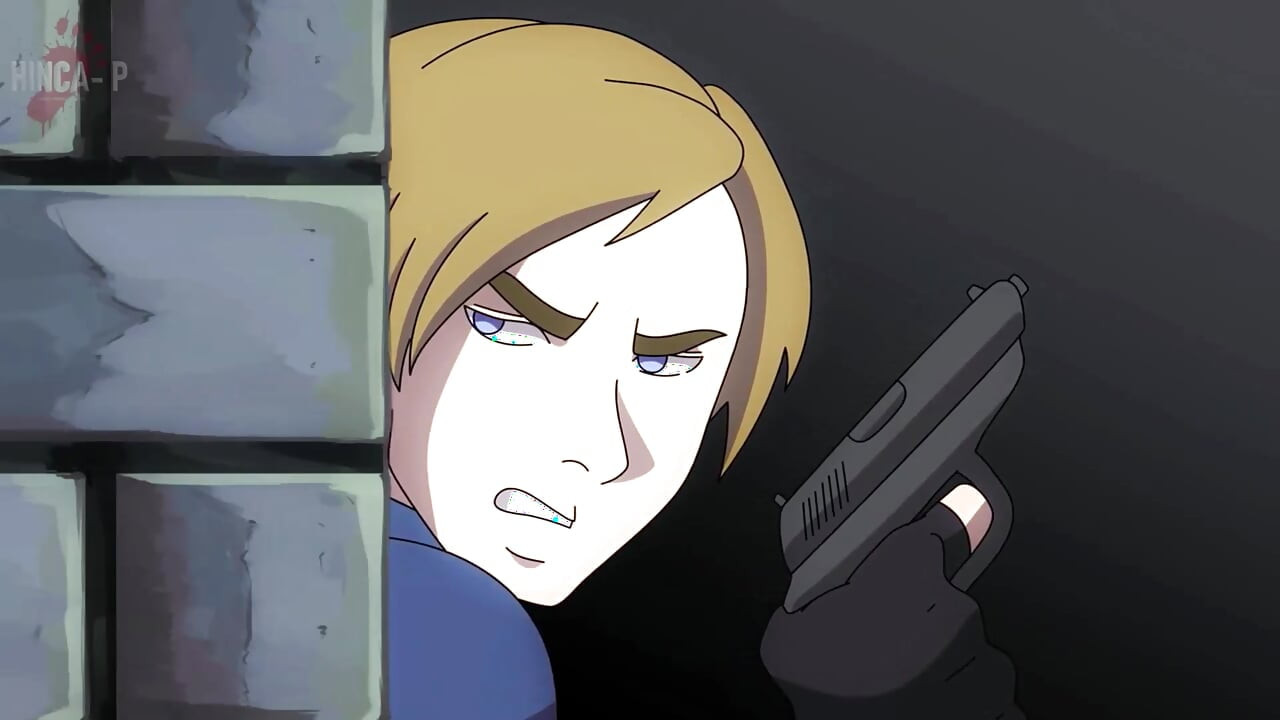 leon from resident evil cartoon