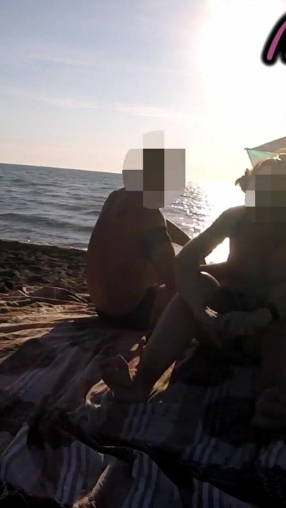 French Teacher Risky Public Masturbation Caught on Crowded Beach Helps Squirt Extreme Cumshot MissCreamy | Clip 1