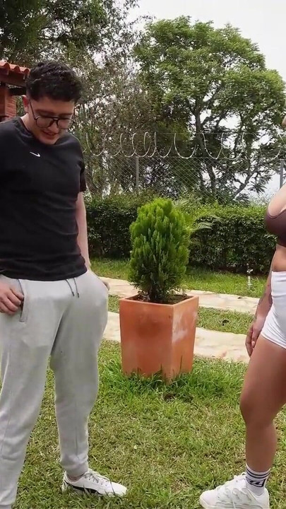 BIG ASS TRAINER ENDS UP FUCKING HER STUDENT AFTER WARMING UP... | Clip 1