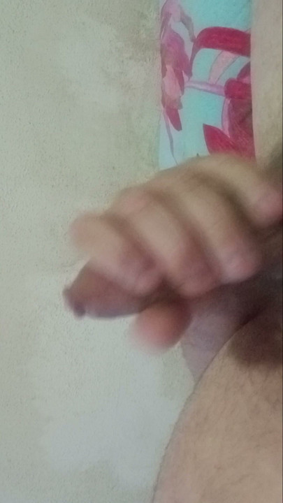 Masturbating and talking dirty